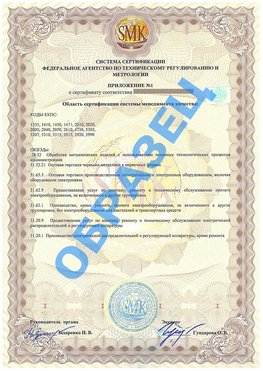 Приложение 1 Усолье-Сибирское Сертификат ГОСТ РВ 0015-002